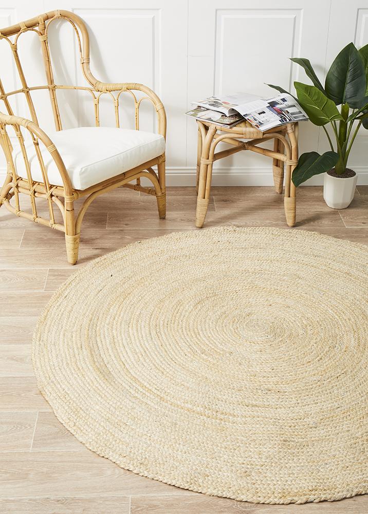 Seaside Bleach Round Rug