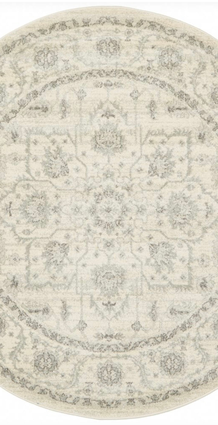 Hamptons White Grey Rug