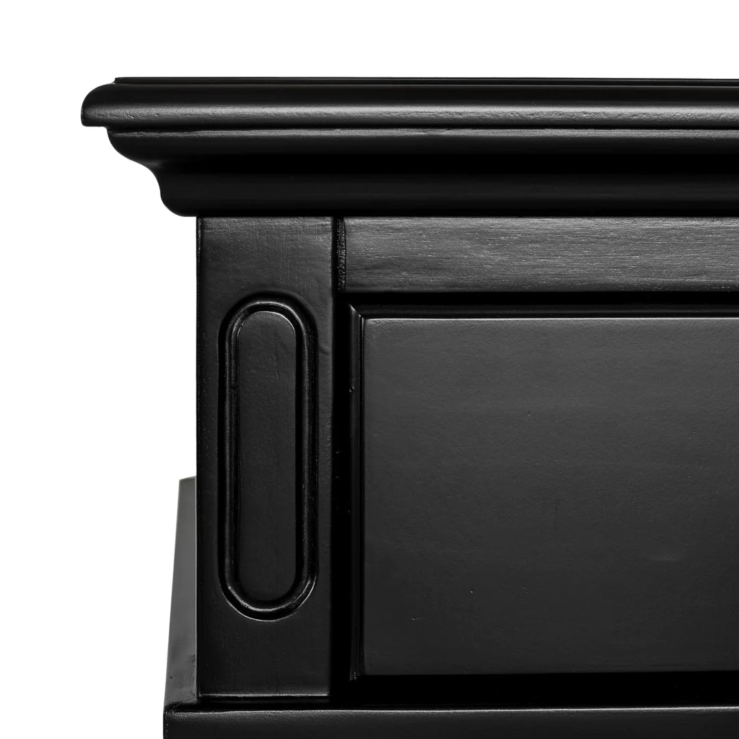 Sorrento 2 Drawer Console Black