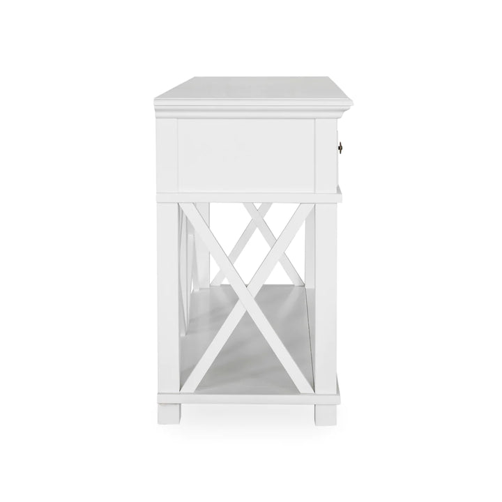 Sorrento 2 Drawer Console White FLOORSTOCK