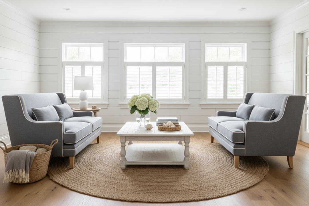 Bondi Hamptons Grey 2 Seater Sofa