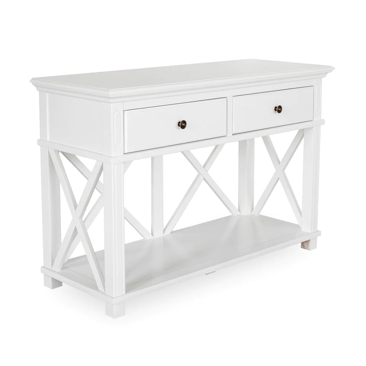 Sorrento 2 Drawer Console White FLOORSTOCK