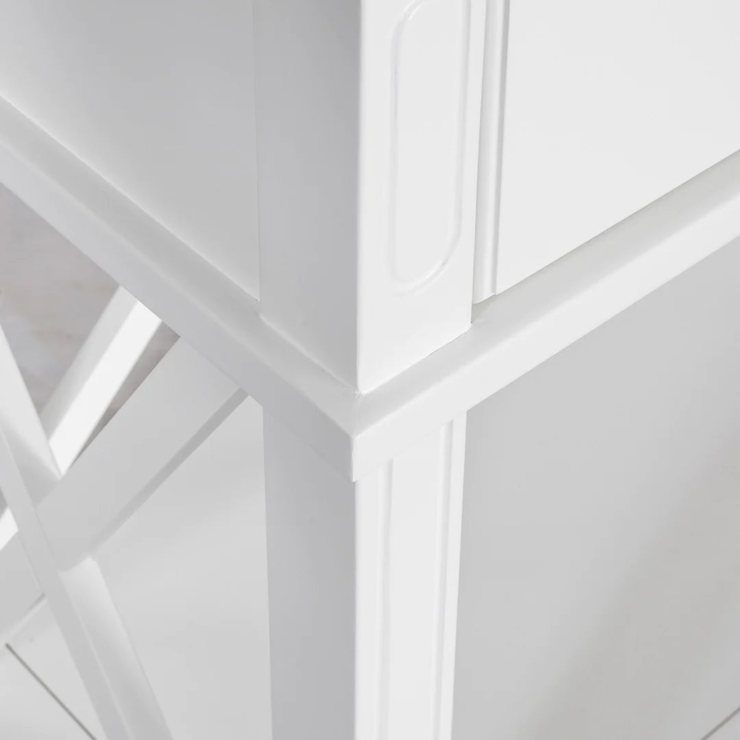 Sorrento 2 Drawer Console White FLOORSTOCK