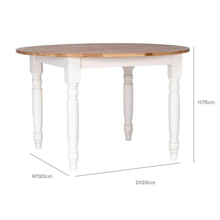 East Hampton Round Dining Table FLOORSTOCK OP