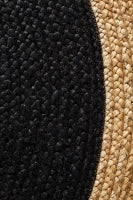Seaside Black Round Rug