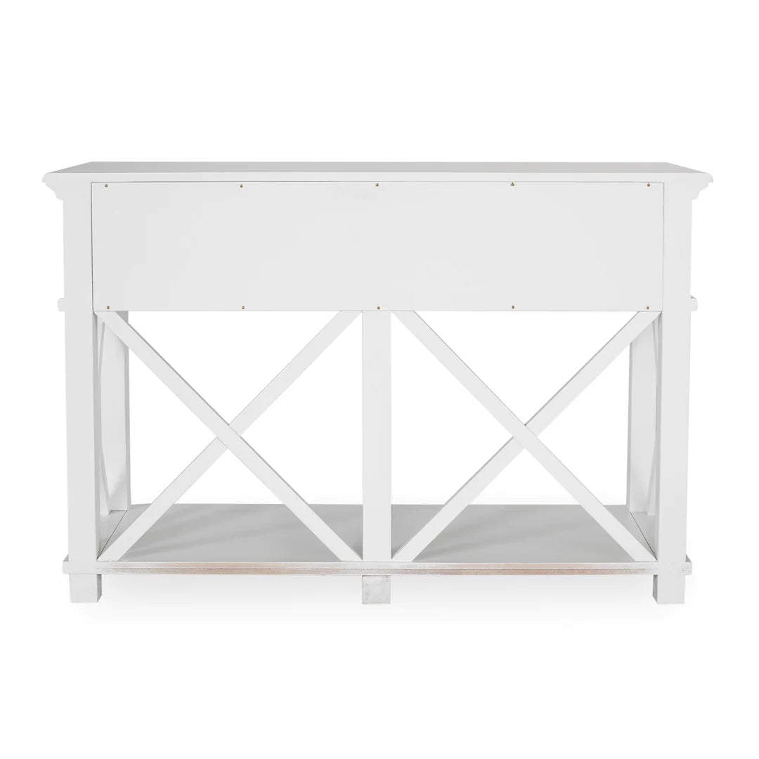 Sorrento 2 Drawer Console White FLOORSTOCK