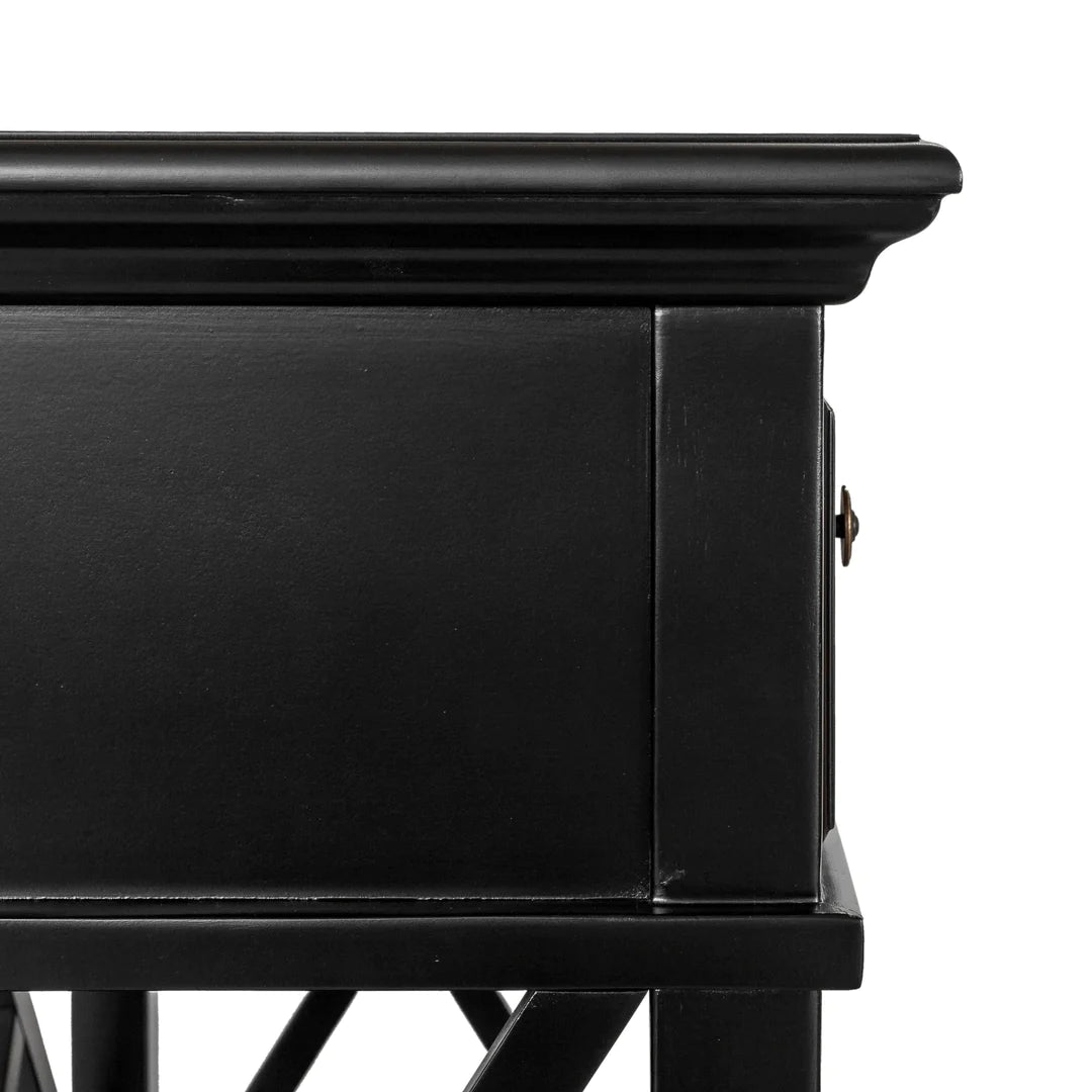 Sorrento Hamptons 3 Drawer 190cm Console Black FLOORSTOCK