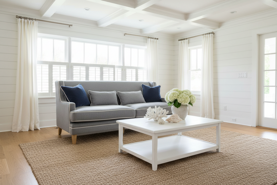Bondi Hamptons  Grey 3 Seater Sofa