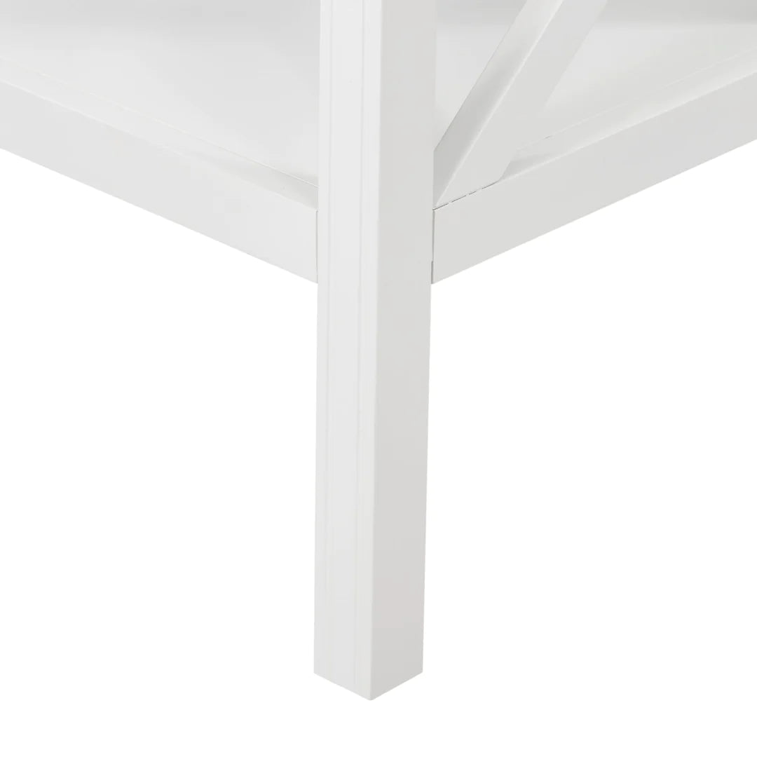 Sorrento Square Side Table White