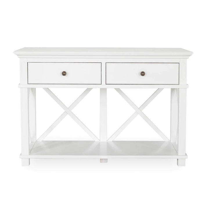Sorrento 2 Drawer Console White FLOORSTOCK