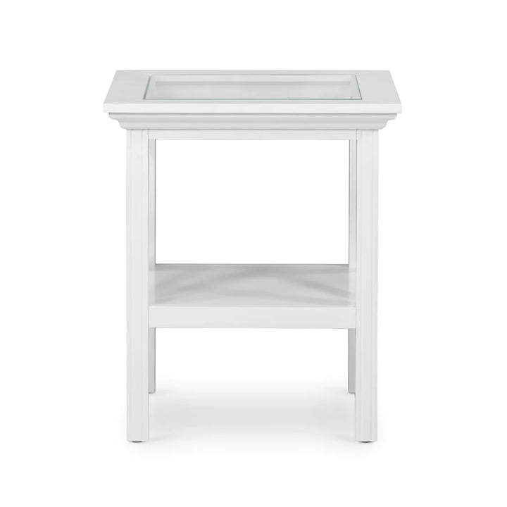 Sorrento Square Side Table White