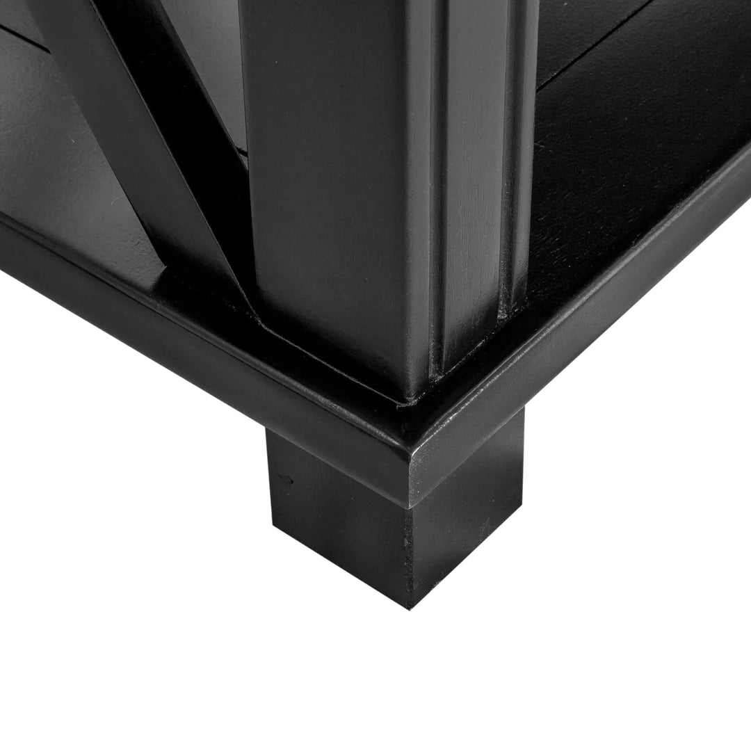 Sorrento Hamptons 3 Drawer 190cm Console Black FLOORSTOCK