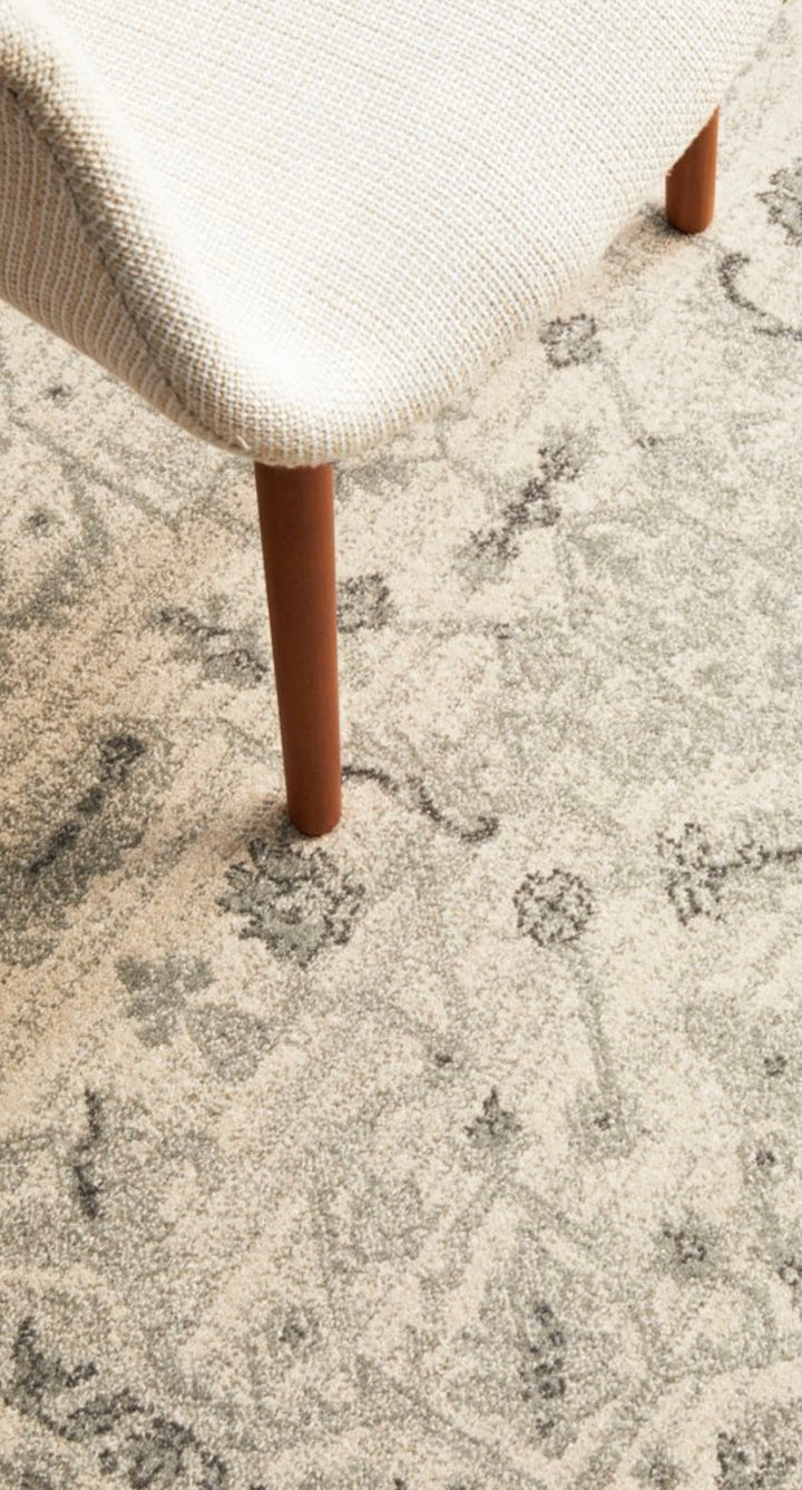 Hamptons White Grey Rug