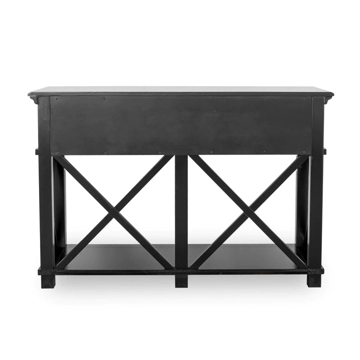 Sorrento 2 Drawer Console Black