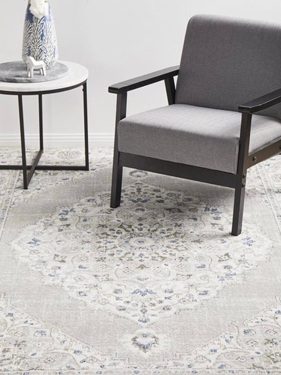 Mayfair Silver/Blue Rug