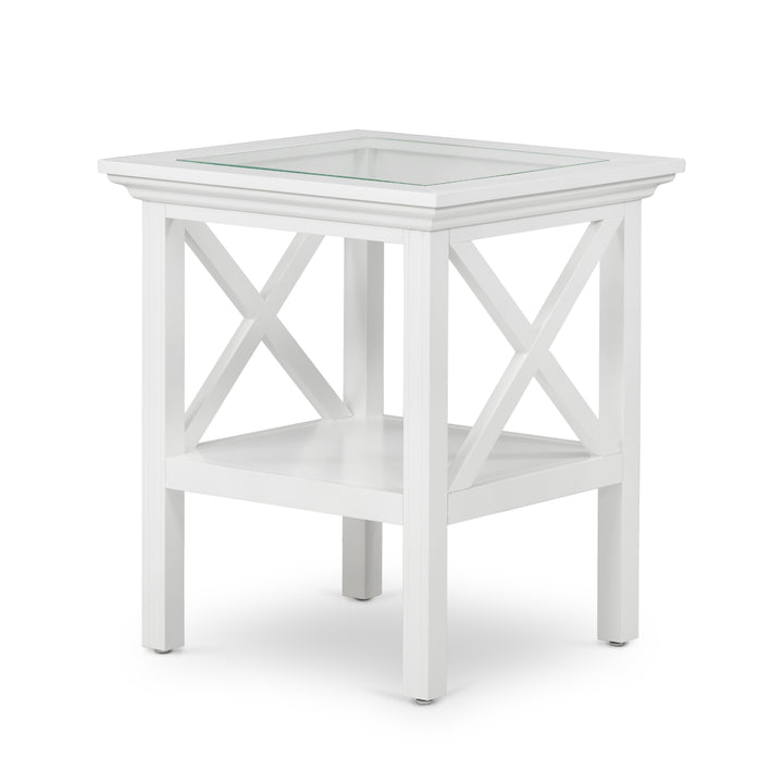 Sorrento Square Side Table White