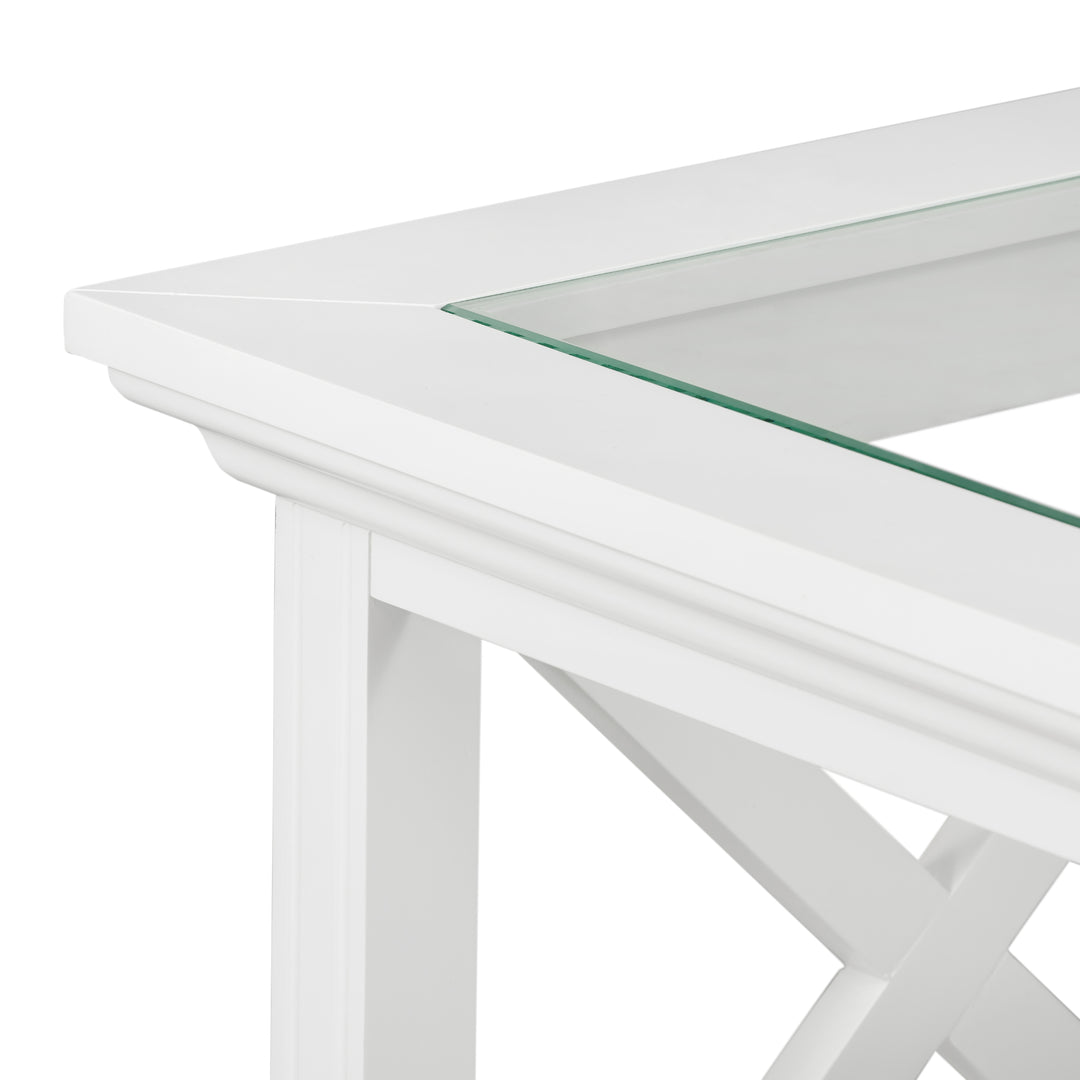 Sorrento Square Side Table White