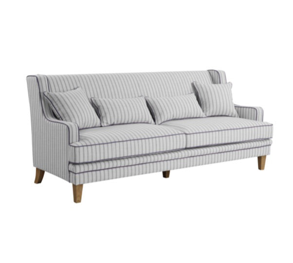 Hudson Pinstripe 3 Seater Sofa