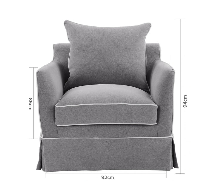 East Hampton Grey 3 seater Sofa