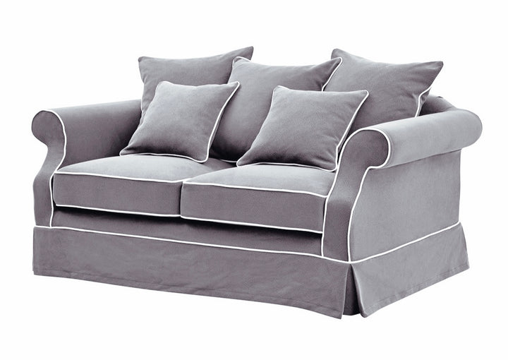 Ayla Hamptons 2 Seater Sofa Grey