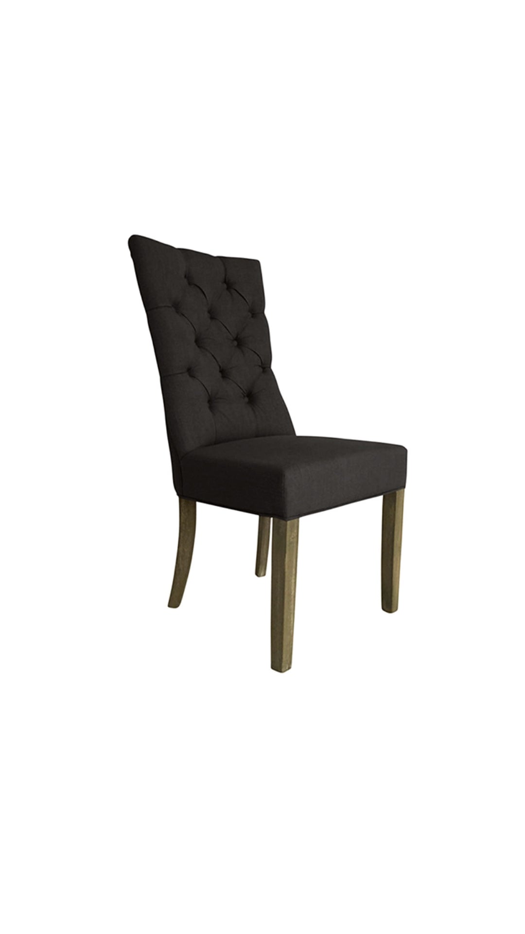 Hampton Charcoal Linen Dining Chair
