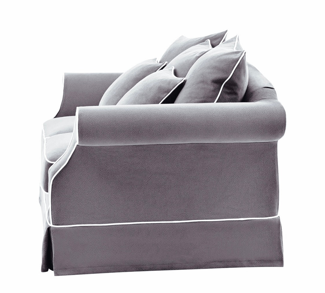 Ayla Hamptons 2 Seater Sofa Grey
