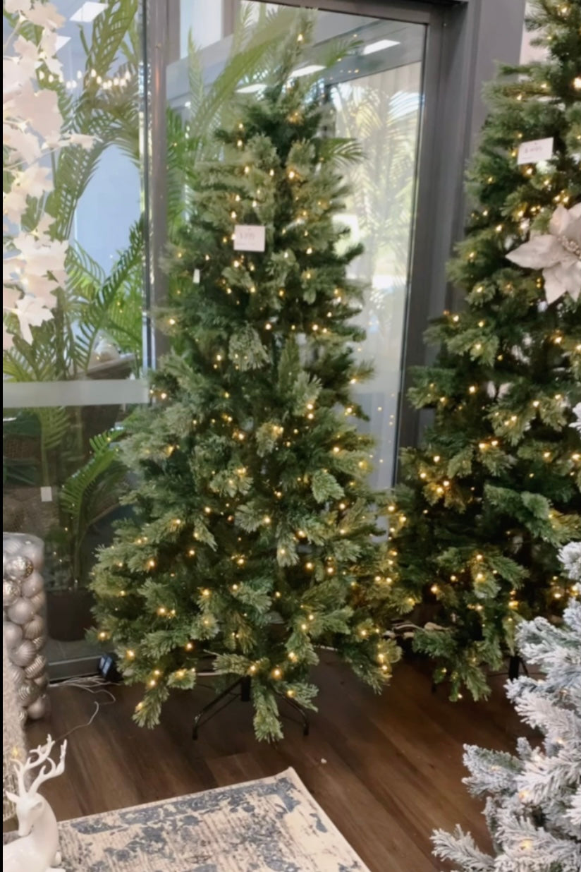CASHMERE PRE LIT MIXED PINE TREE 6.5FT