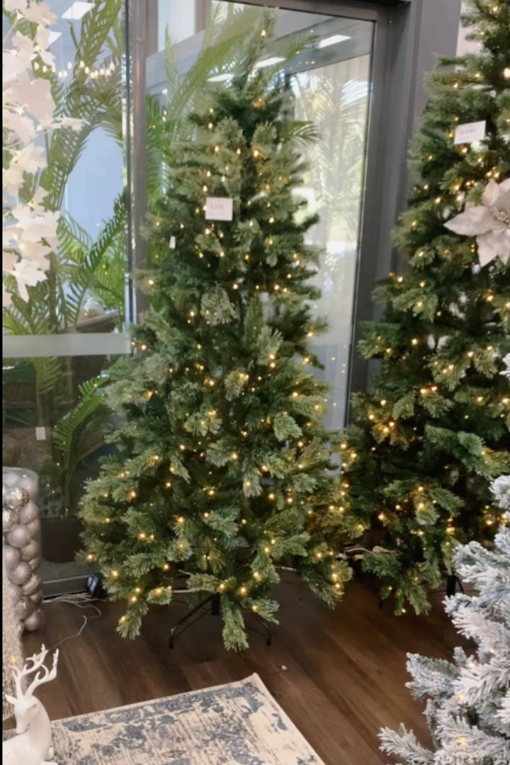 CASHMERE PRE LIT MIXED PINE TREE 6.5FT