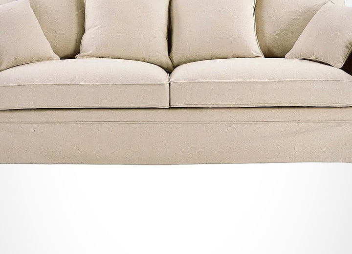 Hampton 3 Seater Sofa Beige