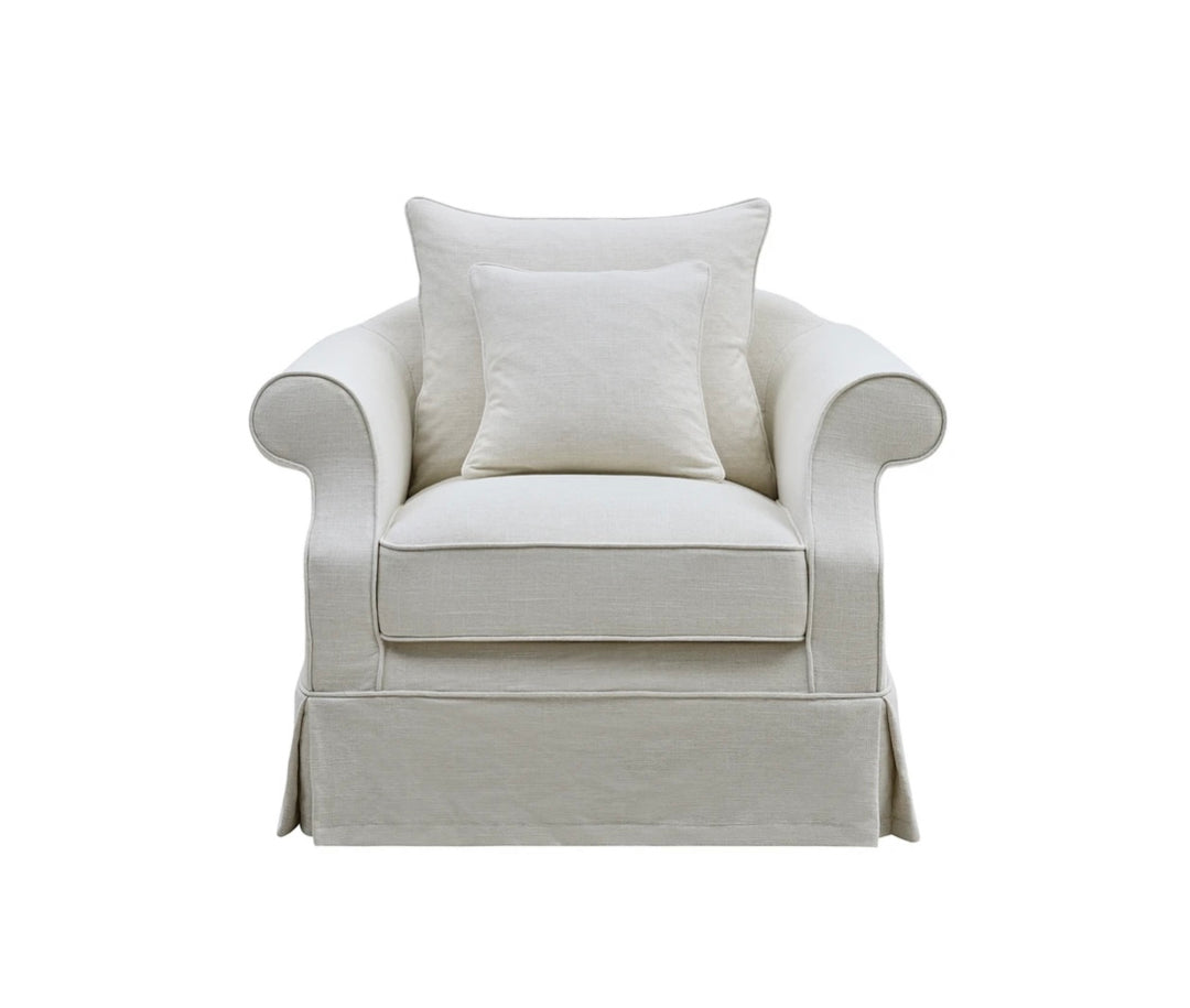 Ayla Hamptons Armchair Ivory