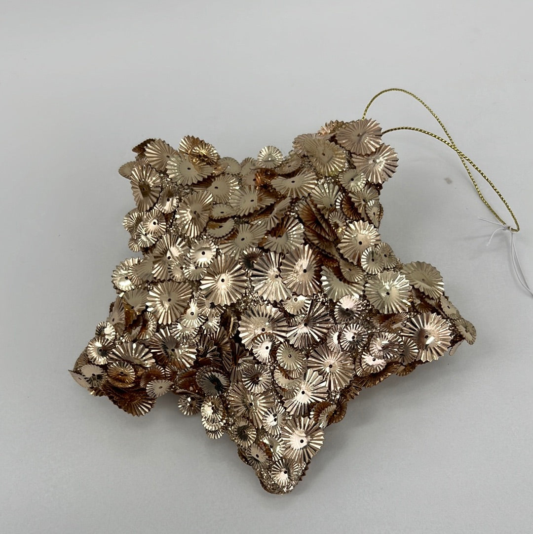 Gold Starfish tree ornament