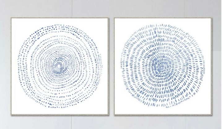 Concentric Canvas Set of 2