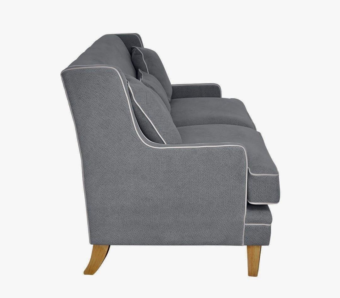 Hudson Grey 3 Seater Sofa