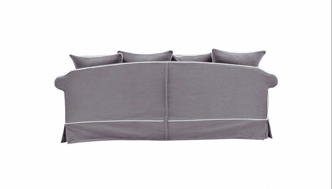 Ayla Hamptons 3 Seater Sofa Grey