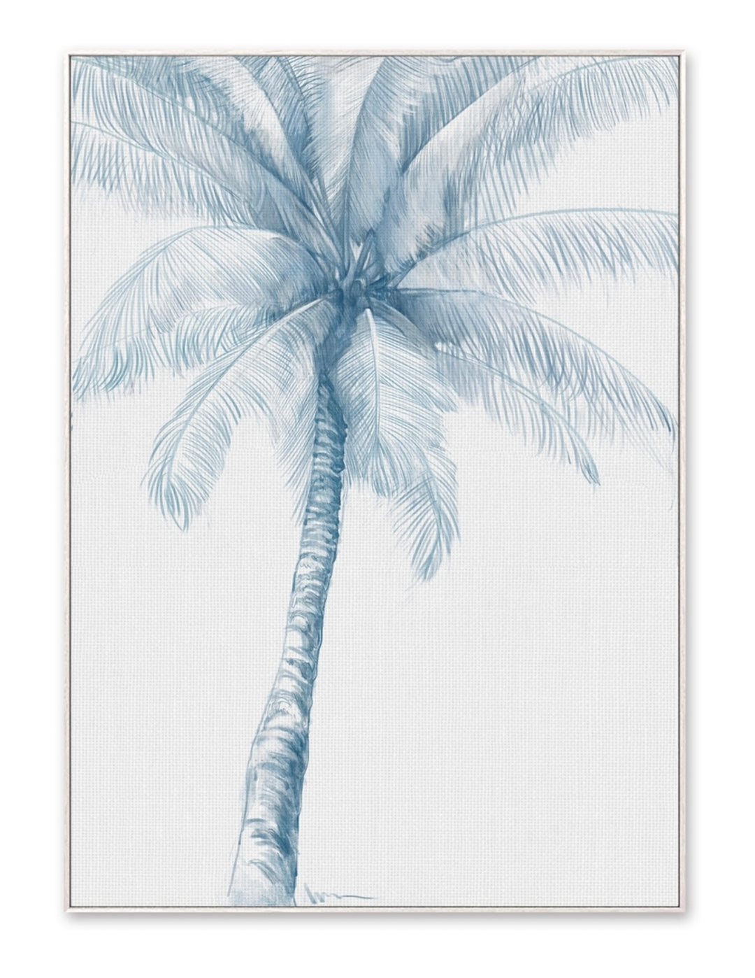Blue Palm Canvas