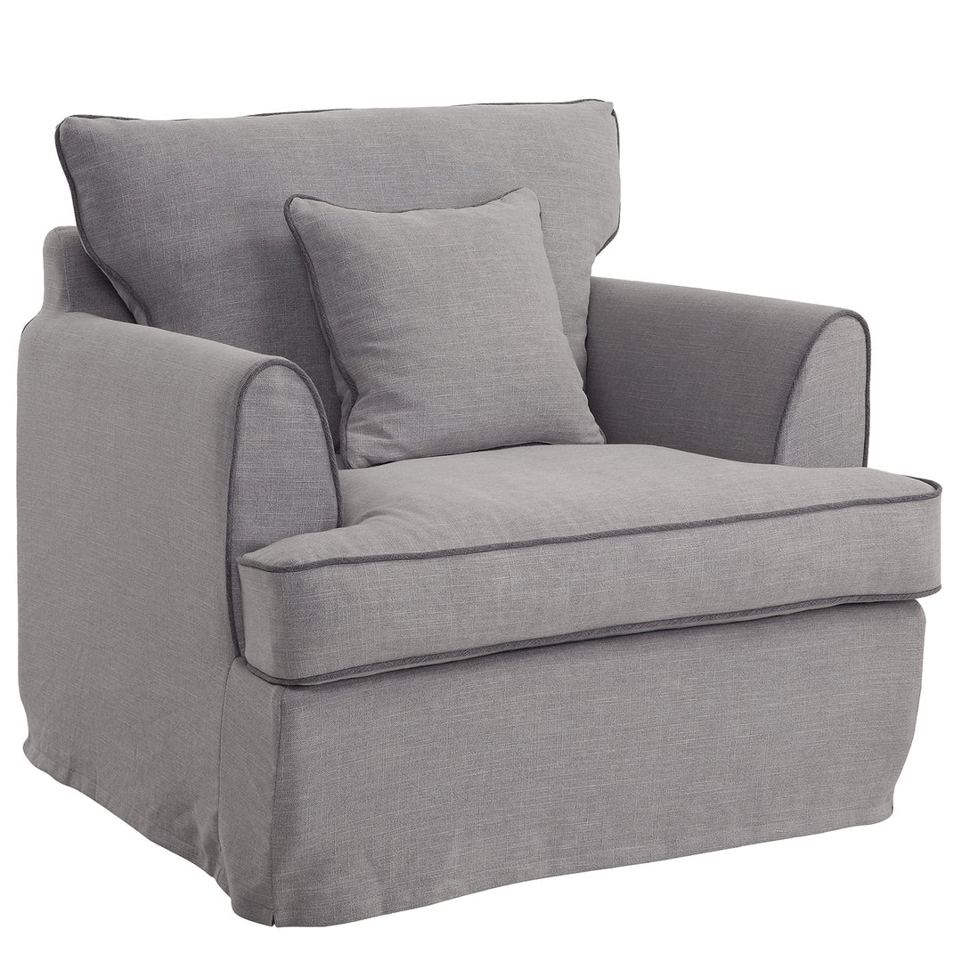 Hampton Armchair Pebble Grey