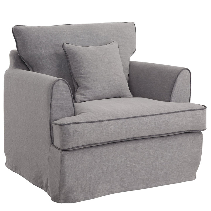 Hampton Armchair Pebble Grey