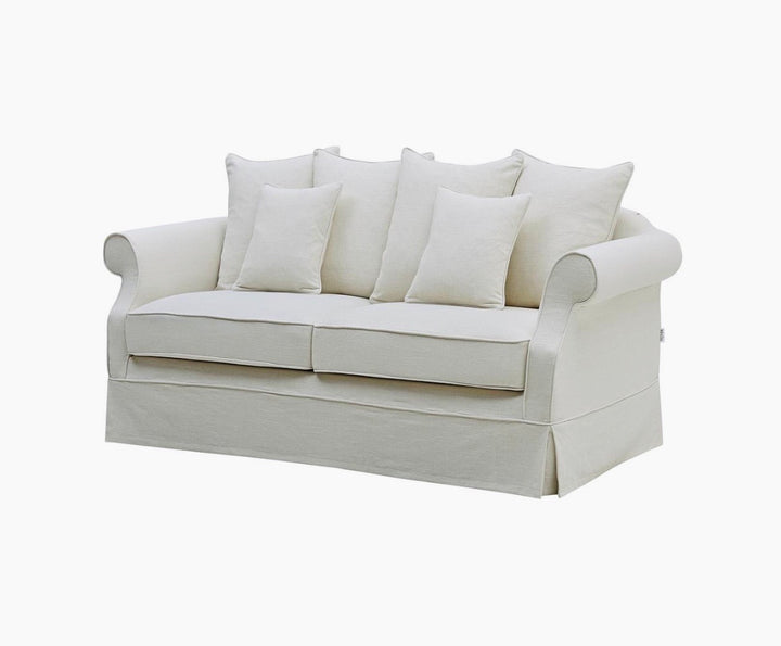 Ayla Hamptons 3 Seater Sofa Ivory