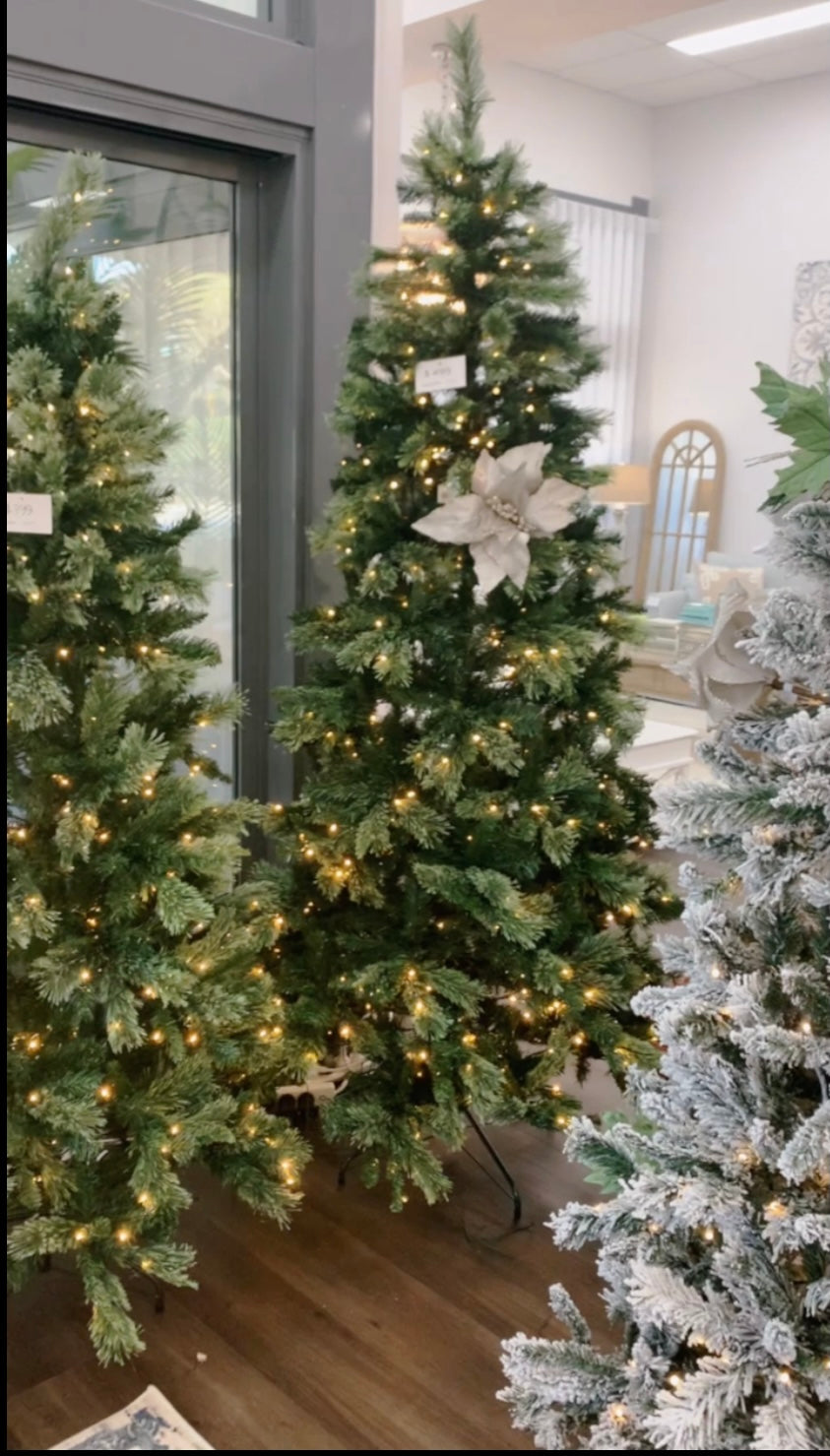 CASHMERE PRE LIT MIXED PINE TREE 6.5FT