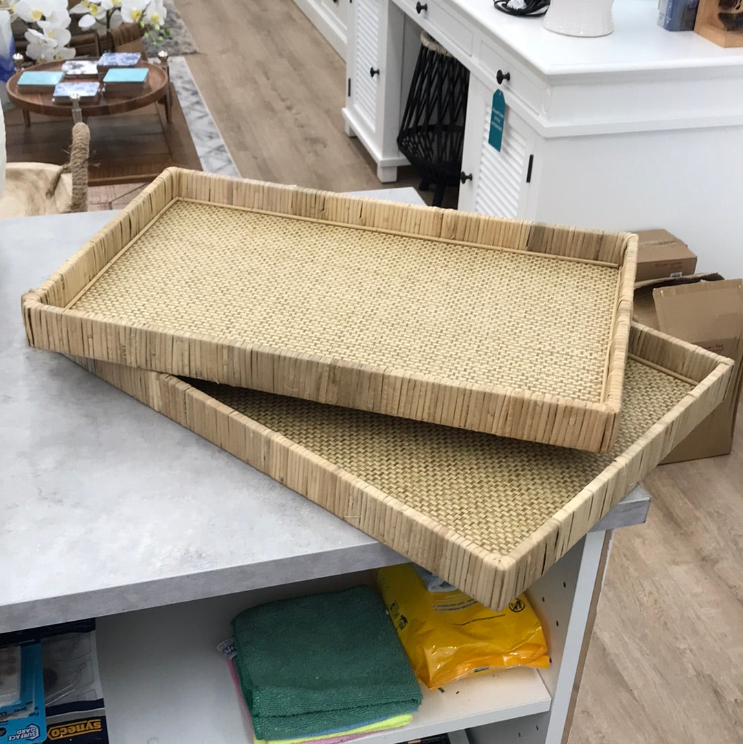 Knight Rattan Tray Small