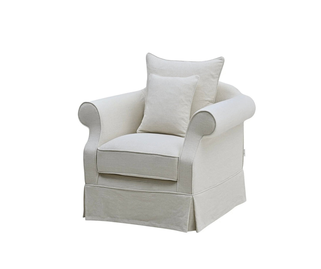 Ayla Hamptons Armchair Ivory