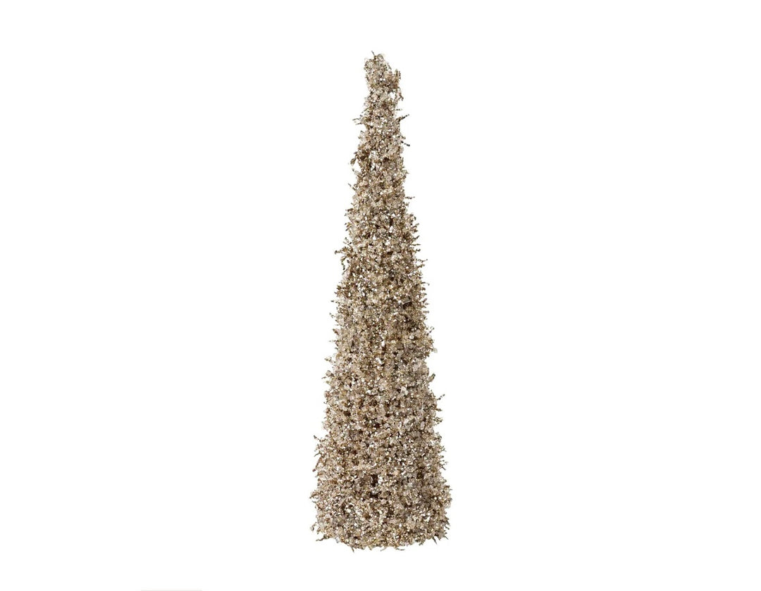 Plastic Ice Champagne Cone Tree Large