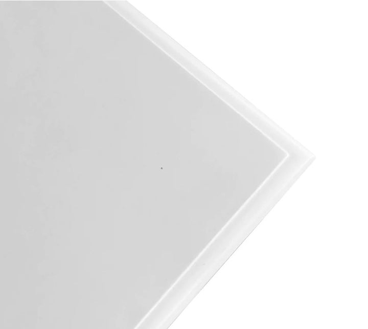 Sorrento White Bedside With Cross Legs