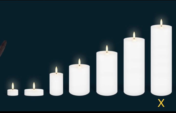 Uyuni Flameless Candle 7.8 x 25cm