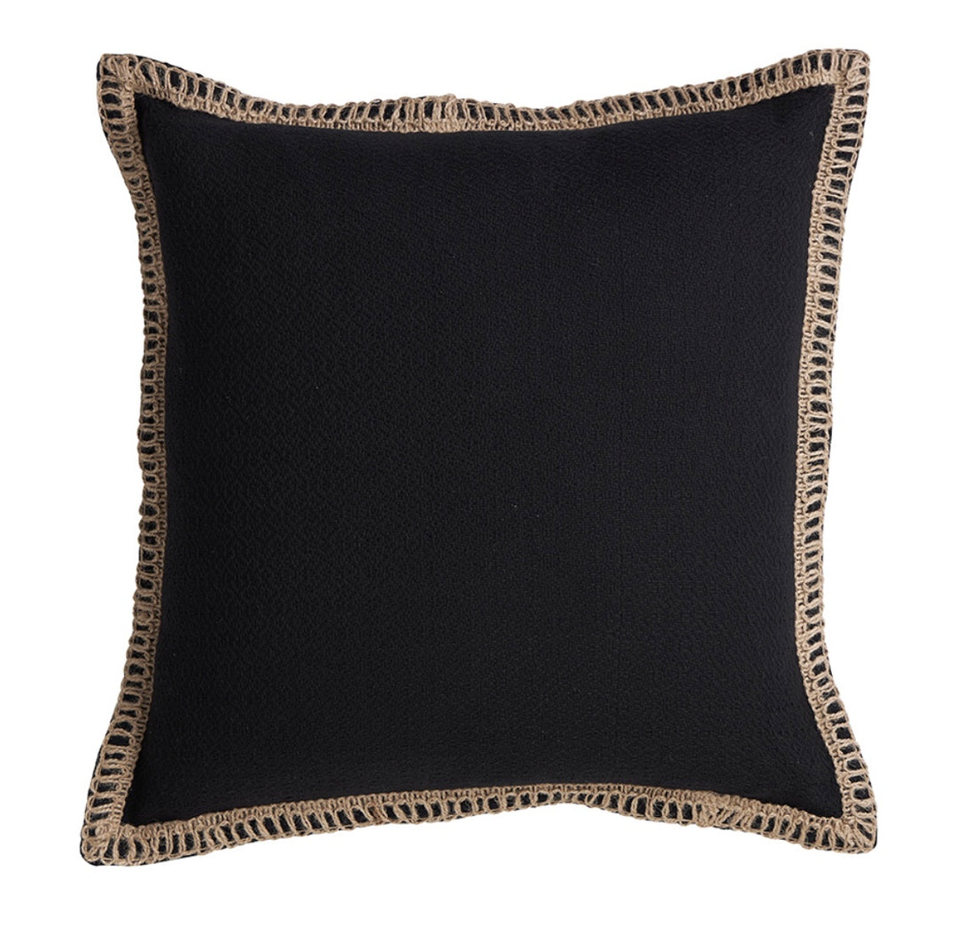 Hamptons Royale Black Cushion