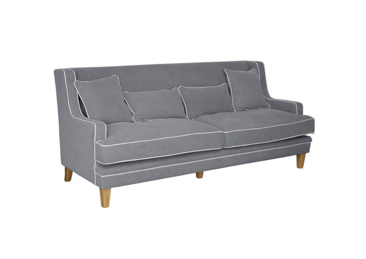 Hudson Grey 3 Seater Sofa