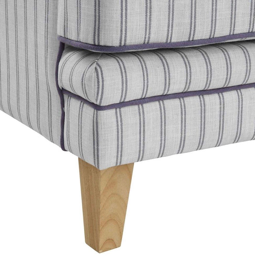 Hudson Pinstripe 3 Seater Sofa