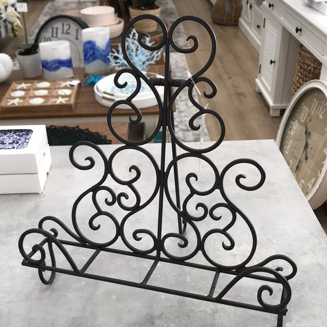 Curly Dark Book Stand