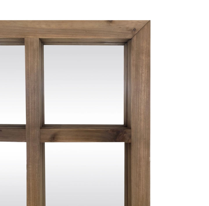 Hamptons Wooden 16 Pane mirror