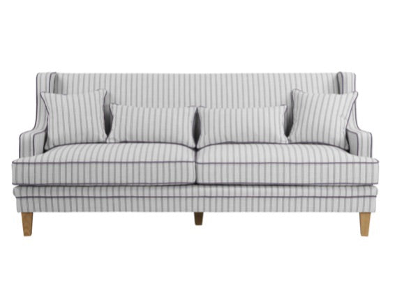 Hudson Pinstripe 3 Seater Sofa